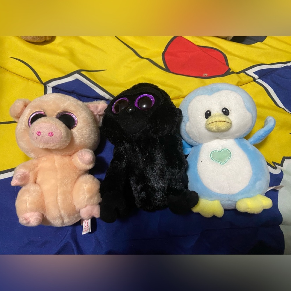 3 TY stuffies